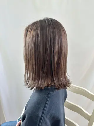 ミディアム KO コウ 【SARA 新宮店】のヘアスタイル