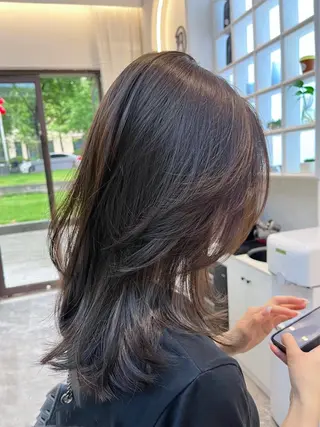 ミディアム カラー 村上｜髪質改善 プロデュースのヘアスタイル