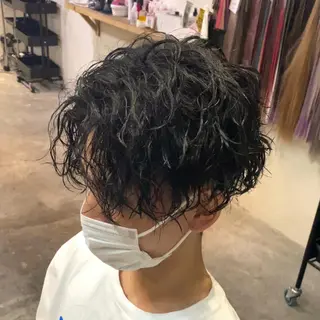 パーマ メンズ トレンドパーマ‼️ NAOKI💥のヘアスタイル