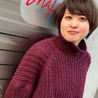 ショート ママ美容師 *ヒマワリのヘアスタイル
