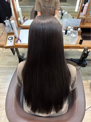 ロング 洛樹 /フェード/ ハイライト/パーマのヘアスタイル