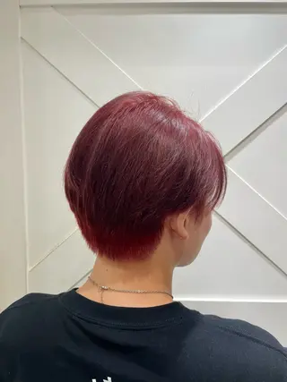 カラー メンズ 横浜パーマ🌐ボブ✨ 暖色カラーもえかのヘアスタイル
