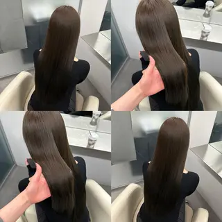 ロング カラー 江坂トレンド韓国風 髪質改善shinoのヘアスタイル