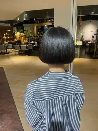 ショート マンツーマン 縮毛矯正/マユコのヘアスタイル