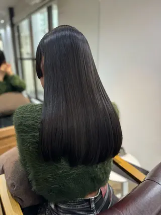 ロング 髪質改善✨艶髪✨ レイヤーカット 田畑のヘアスタイル