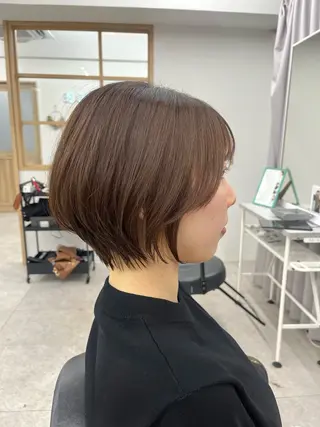 ショート 柔らかオリーブ🌿 HIMARI🌻のヘアスタイル