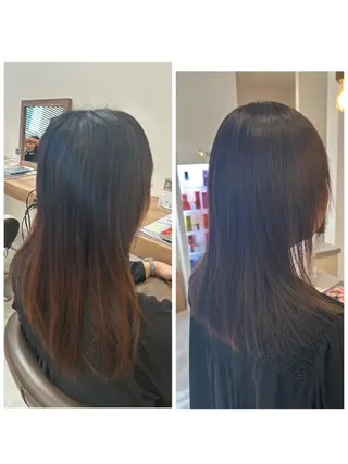 ミディアム パーマ やまこし 美裕樹のヘアスタイル