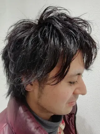 メンズ パーマ Ash 店長 木村 和人のヘアスタイル