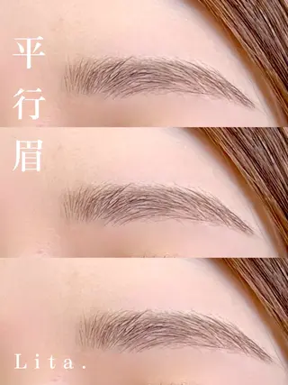 アイブロウ 【Lita.】 mikiのマツエク・マツパデザイン