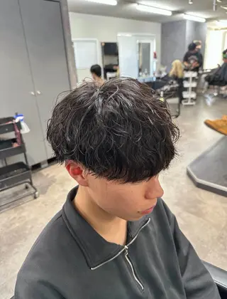 パーマ メンズ シャドウパーマ/立川 メンズ/コタロウのヘアスタイル