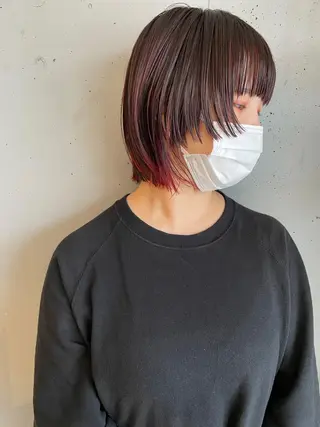 ミディアム 東 みのりのヘアスタイル