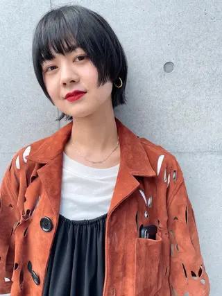 ショート カラー センスをお届けします 大谷将生infpのヘアスタイル