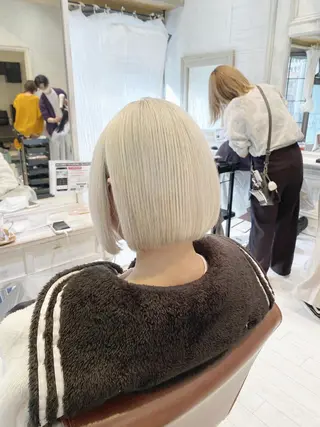ミディアム カラー ブリーチ koheiのヘアスタイル