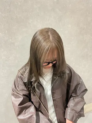 ロング カラー つちくら あみのヘアスタイル