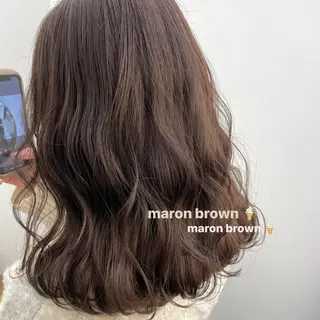 セミロング カラー ブリーチなしWカラー /SACHIKAのヘアスタイル