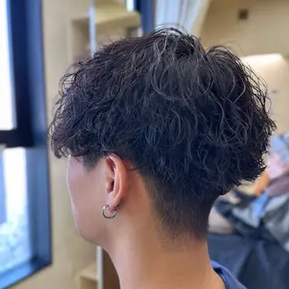 パーマ メンズ ✨透明感カラー✨ 縮毛矯正🌟石川菜摘のヘアスタイル