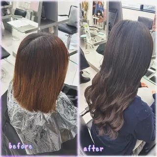 ロング カラー アレンジ/エクステ✨ 横浜🩵かのんのヘアスタイル