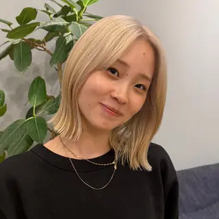 ミディアム 暖色/ボブ/吉岡美音 GIEN NU茶屋町のヘアスタイル