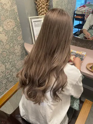 ロング hair make echo滿木あい花のヘアスタイル