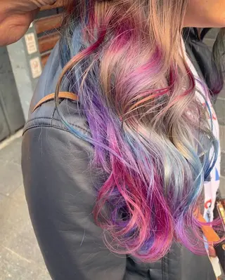 ロング カラー 原宿サロン代表 デザインカラー伊藤卓のヘアスタイル