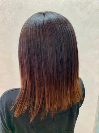 ミディアム 加藤 遥花のヘアスタイル