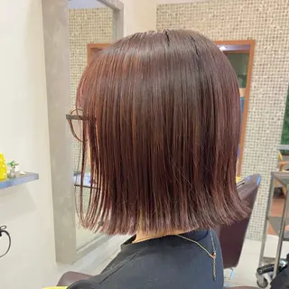 ショート カラー knot hair&products成田公津の杜所属・林 莉瑠のヘアスタイル