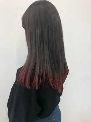 ロング カラー 坂口 功一郎のヘアスタイル