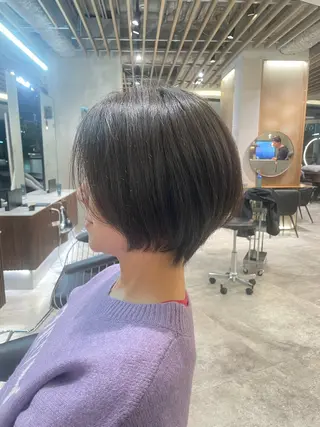 ショート ハイトーン/透明感 yuinaのヘアスタイル