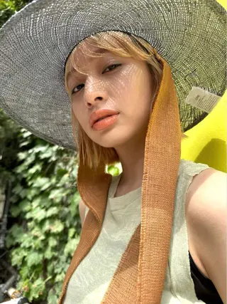 ミディアム カラー 中澤 美緒のヘアスタイル