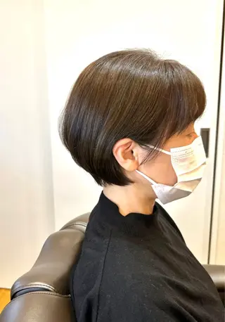 ショート 前田 加奈子のヘアスタイル