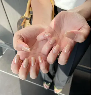 ネイル パラジェルネイル 大人可愛/シンプルのネイルデザイン