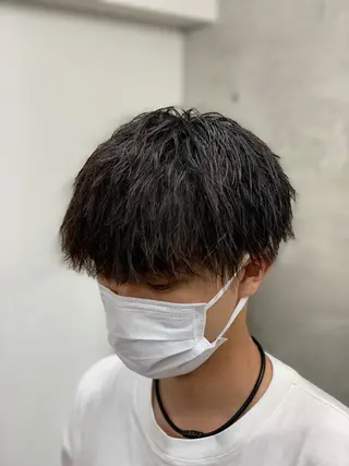 ショート パーマ メンズ クセを最大限に活かす メンズパーマ奈良大祐のヘアスタイル