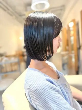 ショート カラー 安永 涼のヘアスタイル