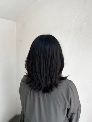 セミロング 草津駅》 SATO💐のヘアスタイル