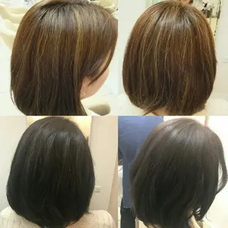 カラー ミディアム 吉田有里🔸 カラーリスト🔸鎌倉のヘアスタイル