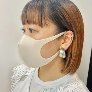 ショート カラー ヒラノホナミ 🫧透ける艶髪🫧のヘアスタイル