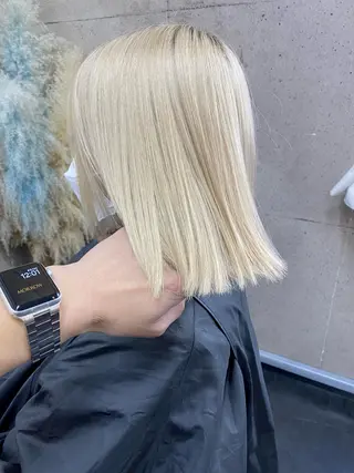 ミディアム カラー ⭕️ダメージレス特化 髪質改善🥇丸山憲人のヘアスタイル