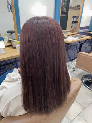 ロング カラー 🍒透明感カラー/ 艶カラー/さくら🍒のヘアスタイル