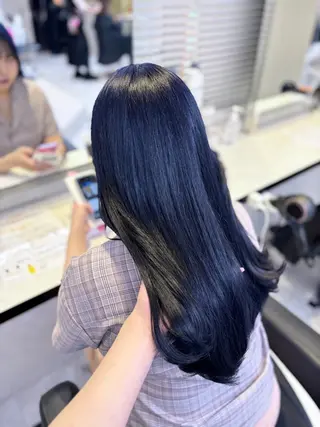 ロング カラー 💙ハイトーン韓国風 色白ヘア💙manaのヘアスタイル