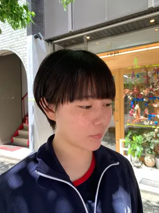 ショート 原田 穂真のヘアスタイル