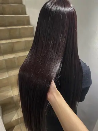ロング カラー BUZZ 自由が丘所属・rimu /艶髪/艶カラーのヘアスタイル
