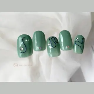 ネイル 草加ニュアンスネイル 🌚hersのネイルデザイン