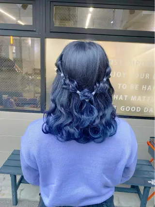 カラー 中富 🍪みなのヘアスタイル