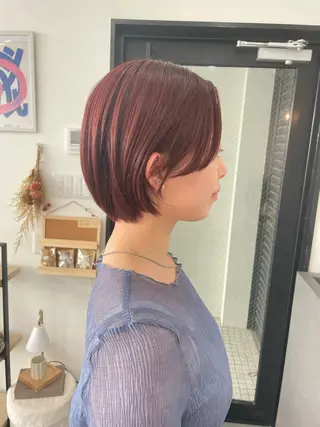 ショート カラー uru"所属・uru" すずきさゆりのヘアスタイル