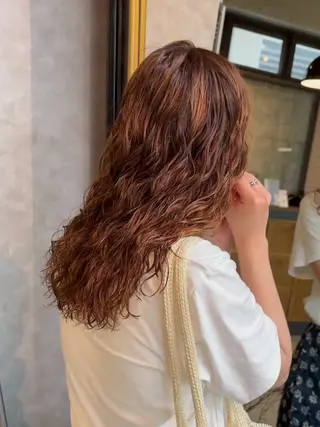 セミロング パーマ 詩織/パーマ /代官山のヘアスタイル