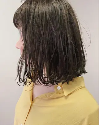 ミディアム 丹羽大喜 縮毛矯正/美髪矯正のヘアスタイル