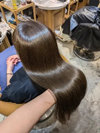 ロング 縮毛矯正/レイヤー 💎やまもとちひろのヘアスタイル