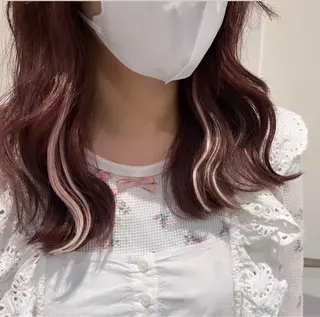 セミロング 🎀tomoka /透明感カラー🎀のヘアスタイル