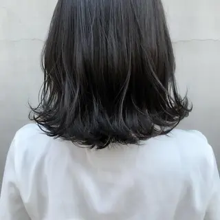 ミディアム カラー ヘアアレンジ ミニボブ/ブリーチ 🌈MISATOのヘアスタイル