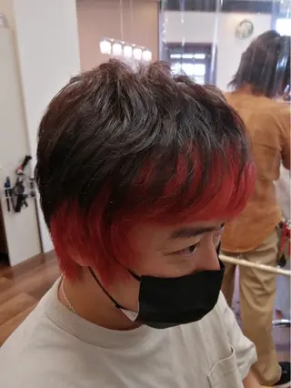 カラー メンズ 🐻艶カラー 髪質改善 あさひ🐻のヘアスタイル